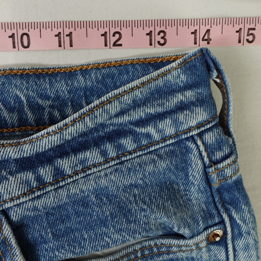 Levis Premium Denim Jeans SZ 26 Wedgie Straight Classic Clean Girl Soft Girl - Picture 10 of 13